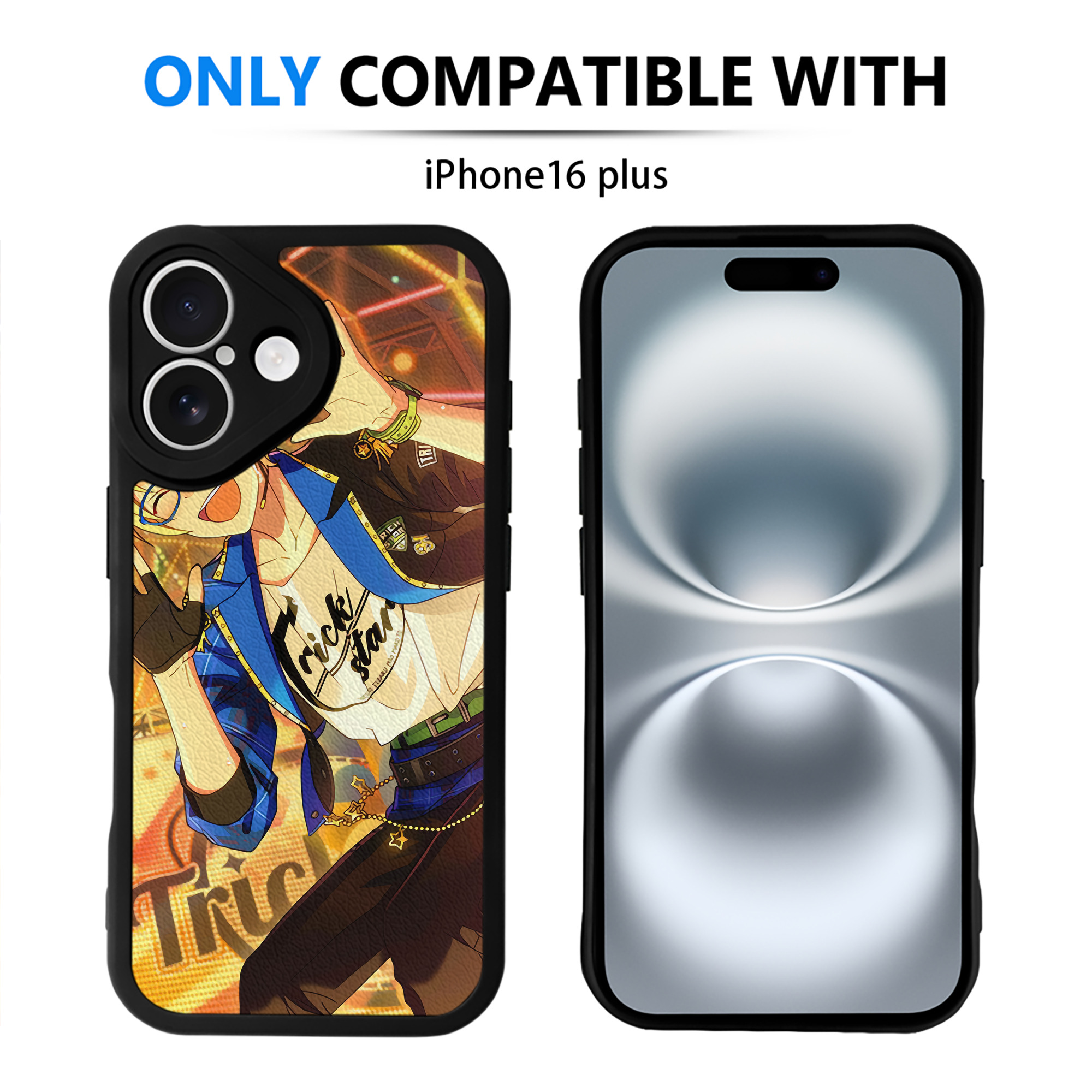 （画像用） あんさんぶるスターズ! Ensemble Stars 【iPhone 16シリーズ対応】シリコンスマホケース（レザー調） 材質：シリコン
